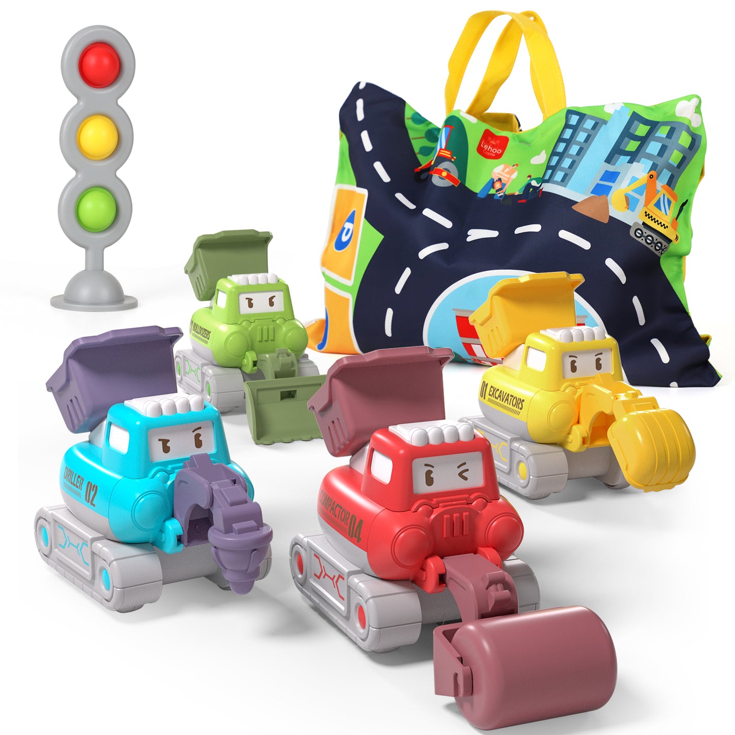 Lehoo Castle Toys for 1 2 3 Year Old Boys, Toy Cars For Toddlers, Pull Back Cars Baby Toys