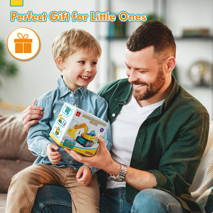 Remote Control Car for Toddlers, Rechargeable RC Cars for Toddler Toys 2-3, Dinosaur Toy Car for 2 3 4 Year Old Boy Toys
