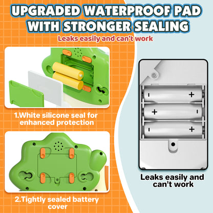 Automatic Bubble Bath Toys for Kids Age 1 2 3, Dinosaur Baby Bath Toys with Sounds and Lights, Light up Bath Bubble Machine for Bathtub Toys