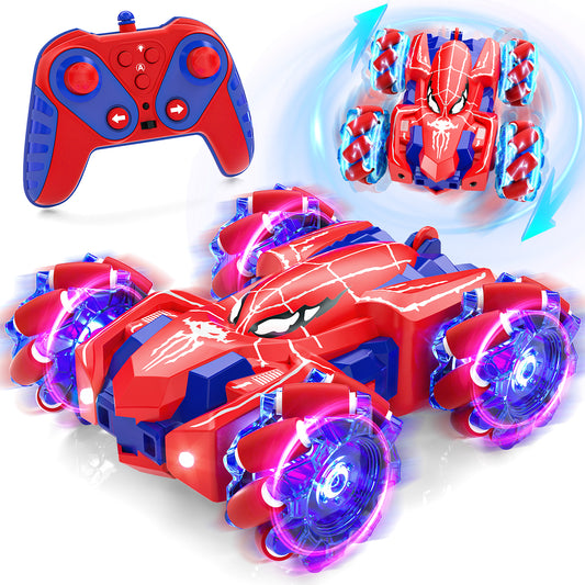 Remote Control Car, RC Cars Toys for 3 4 5 6 7 8 9 10 Year Old Girl Boys, 2.4Ghz Fast Stunt, Double Sided Race Car for Kids Outdoor Toys Birthday