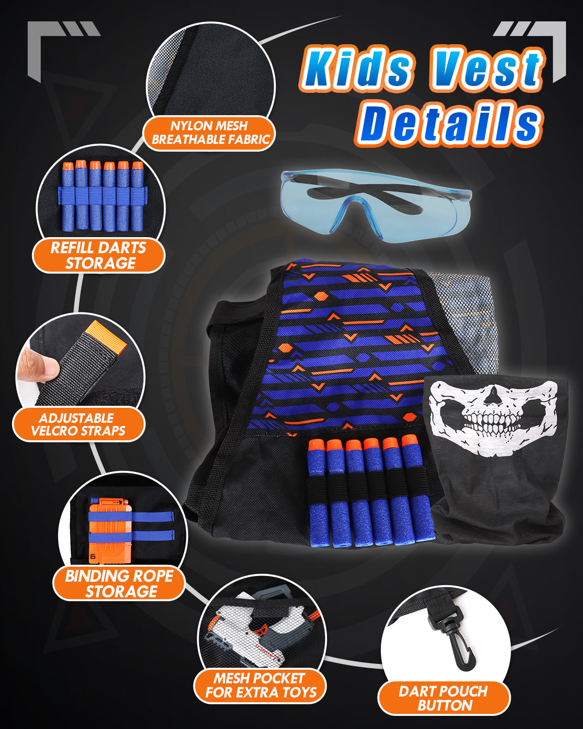 4 Electronic Digital Target for 3-6 7-10 11-13 Year Old Kids, Nerf Targets for Kids to Shoot, Shooting Targets with Auto-Reset