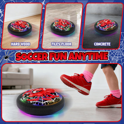 Hover Soccer Ball, Soccer Games with LED Lights, Indoor & Outdoor Sports Games Toys for Boys, Light-Up Toys Game Hover Soccer Ball for Kids 2 3 4 5 6 7 8 Year Old