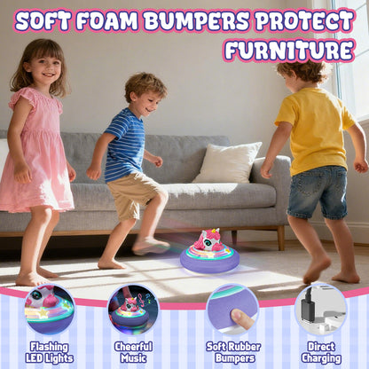 Hover Soccer Ball, Soccer Games with LED Lights, Indoor & Outdoor Sports Games Toys for Girls, Light-Up Toys Game Hover Soccer Ball for Kids 2 3 4 5 6 7 8 Year Old