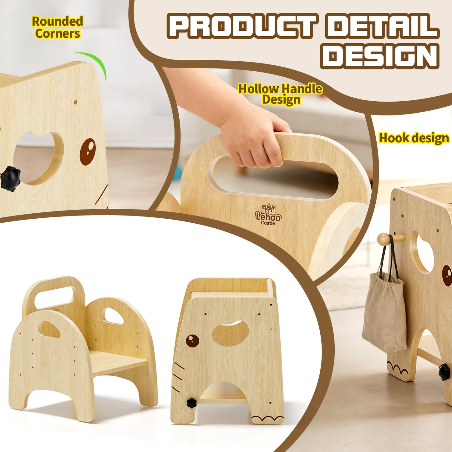 Toddler Table and Chair Set, Wood Toddler Table and Chairs, Montessori Weaning Baby Table Chair Set, Ideal for Mealtime, Learning, and Play, Easy to Assemble