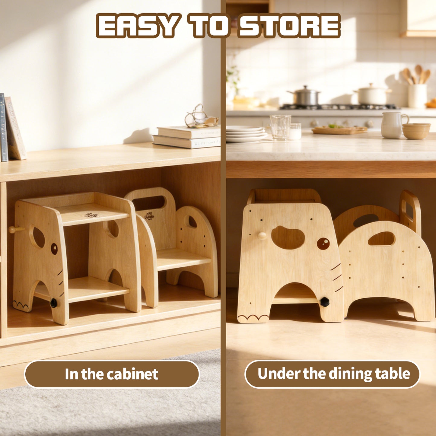 Toddler Table and Chair Set, Wood Toddler Table and Chairs, Montessori Weaning Baby Table Chair Set, Ideal for Mealtime, Learning, and Play, Easy to Assemble