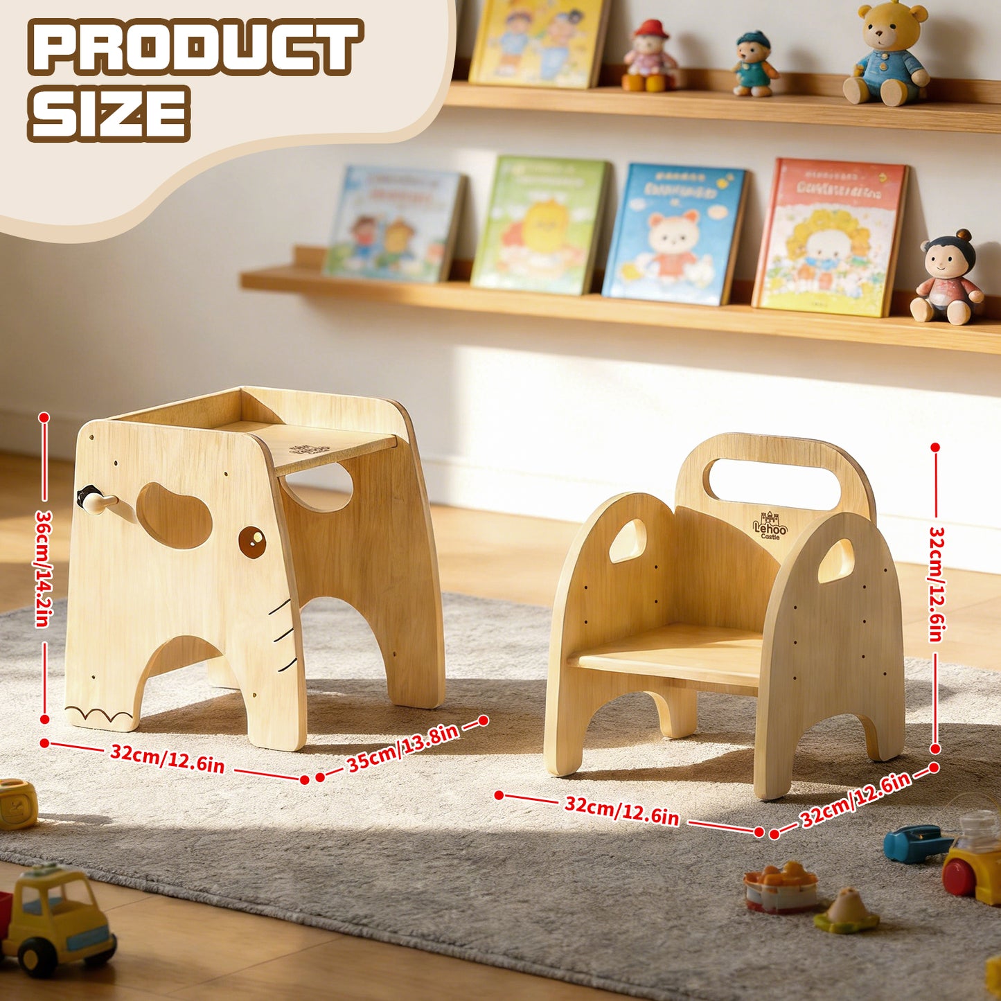 Toddler Table and Chair Set, Wood Toddler Table and Chairs, Montessori Weaning Baby Table Chair Set, Ideal for Mealtime, Learning, and Play, Easy to Assemble