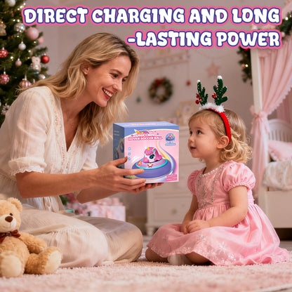 Hover Soccer Ball, Soccer Games with LED Lights, Indoor & Outdoor Sports Games Toys for Girls, Light-Up Toys Game Hover Soccer Ball for Kids 2 3 4 5 6 7 8 Year Old