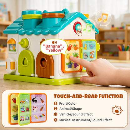 Montessori Learning Toys for 1 Year Old, Busy Board for Toddlers, Toddler Toys for Boys Girls 1 2 3 Year Old, Early Educational Preschool Toys, Development Sensory Toys, Perfect Birthday Gift