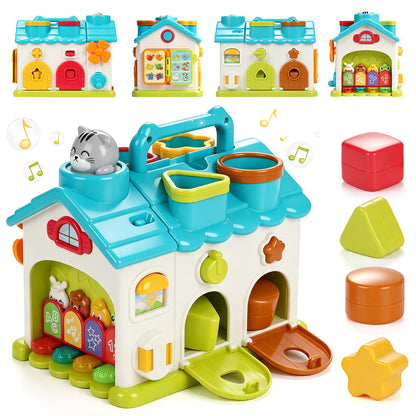 Montessori Learning Toys for 1 Year Old, Busy Board for Toddlers, Toddler Toys for Boys Girls 1 2 3 Year Old, Early Educational Preschool Toys, Development Sensory Toys, Perfect Birthday Gift