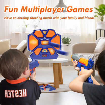 Digital Electronic Scoring Shooting Target for Nerf Gun, Auto Reset