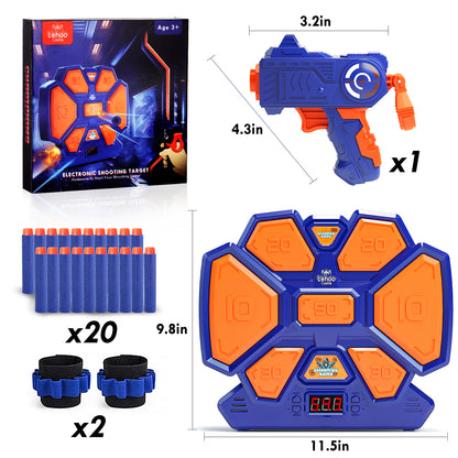 Digital Electronic Scoring Shooting Target for Nerf Gun, Auto Reset