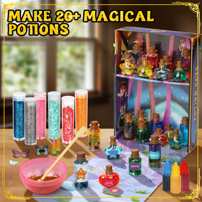 Potion Kits for Kids, Kids Potion Making Kit for 6 7 8 9 10 Year Old Girls, 22 Bottles Craft Kits Toys for Girls, Christmas Decorations Birthday Gifts for Age 6 7 8 9 10+ Year Old Girls