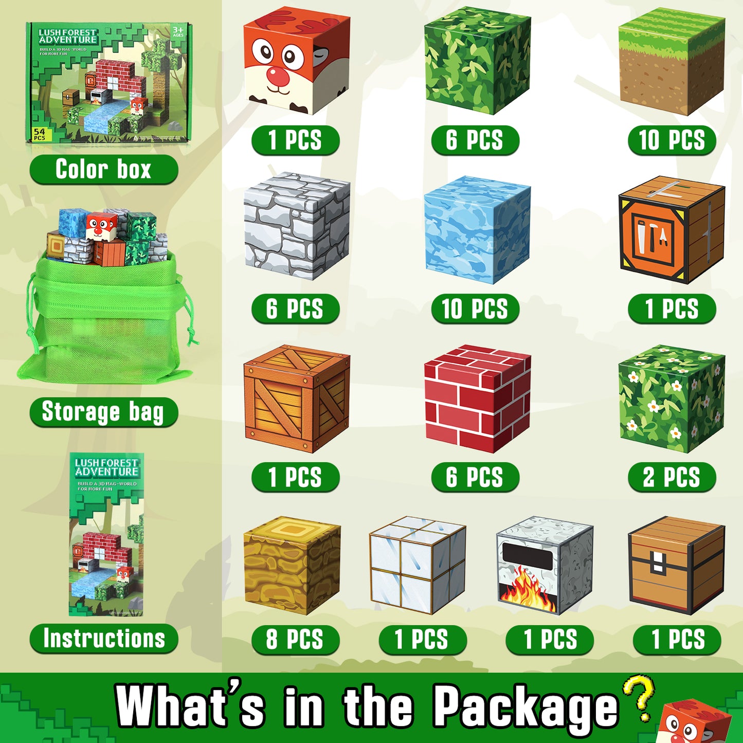 Magnetic Blocks, Building Blocks for Kids Ages 4-8, STEM Montessori Stacking Toy, Sensory Toys for Kids 3-4 Years Old Girls Boys, Toddlers Birthday Gifts for Boys Girls