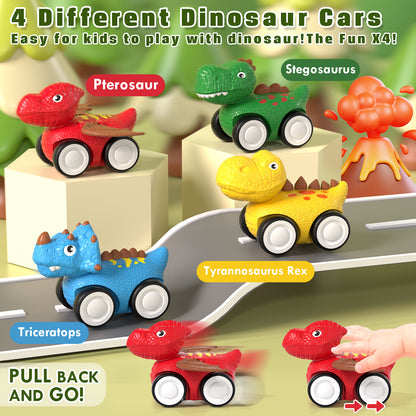 Dinosaur Truck Toddler Toys Car for 2 3 4 Year Old Boy 5 in 1 Carrier Transport Toys for Kids Age 2 3 4 5 6 |18 Months 2 Year Old Boy Girl Birthday Gifts