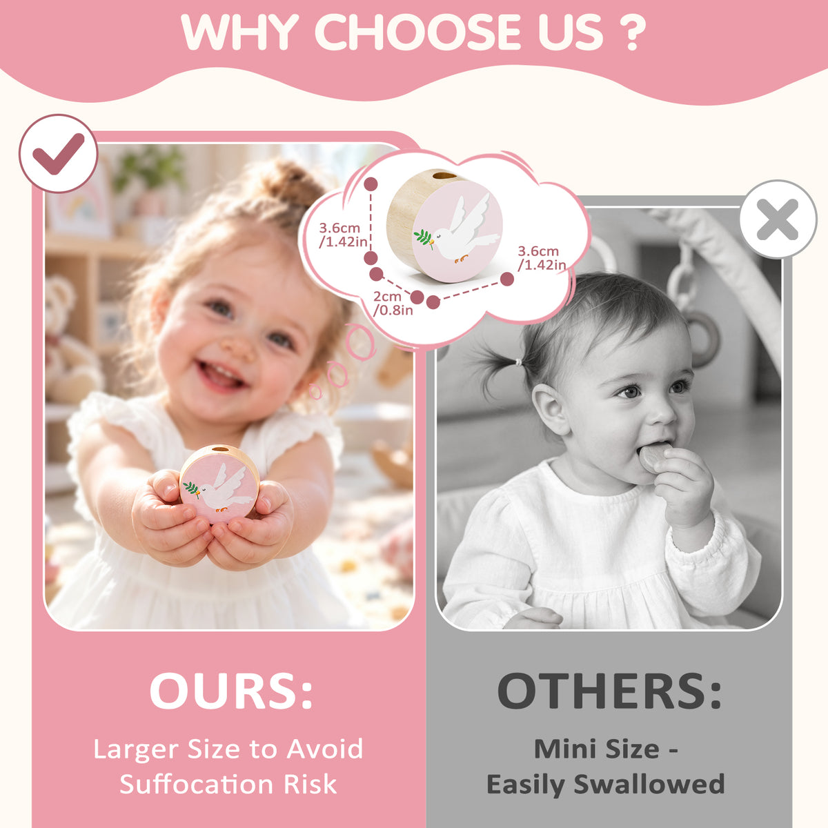 Noahs Ark Baby Toy, Toys for 1 Year Old Girls Baptism Gift, Montessori Educational Toy with Animal Shape Sorter, Montessori Toys for 1-3 Year Old