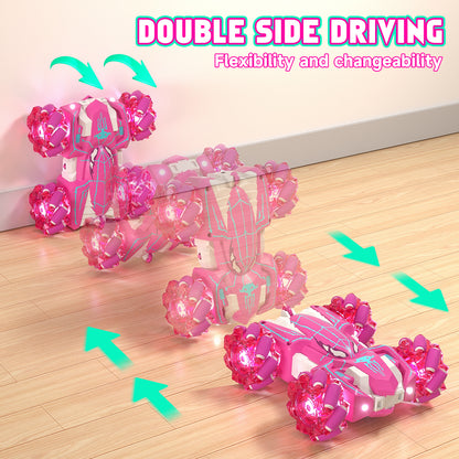 Remote Control Car, RC Cars Toys for 3 4 5 6 7 8 9 10 Year Old Girl Boys, 2.4Ghz Fast Stunt, Double Sided Race Car for Girls Kid Age 8-12 Outdoor Toys Birthday