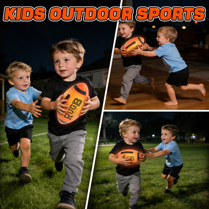 Glow in The Dark Football, Light Up Football for Kids, Outdoor Toys for Kids Ages 8 12+, Boys Outdoor Toys, Football Toys for Boys Girls Birthday Gifts