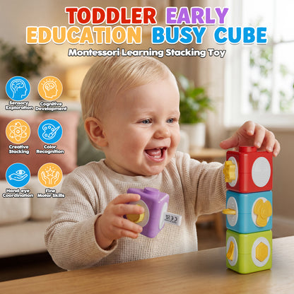 Stacking Toys for Toddlers 1-3, Montessori Baby Toys for 6+ Months, Sensory Stacking Blocks, Toddler Toys, Preschool STEM Learning Toys, Perfect Birthday Gift for Boys Girls 1 2 3 Year Old