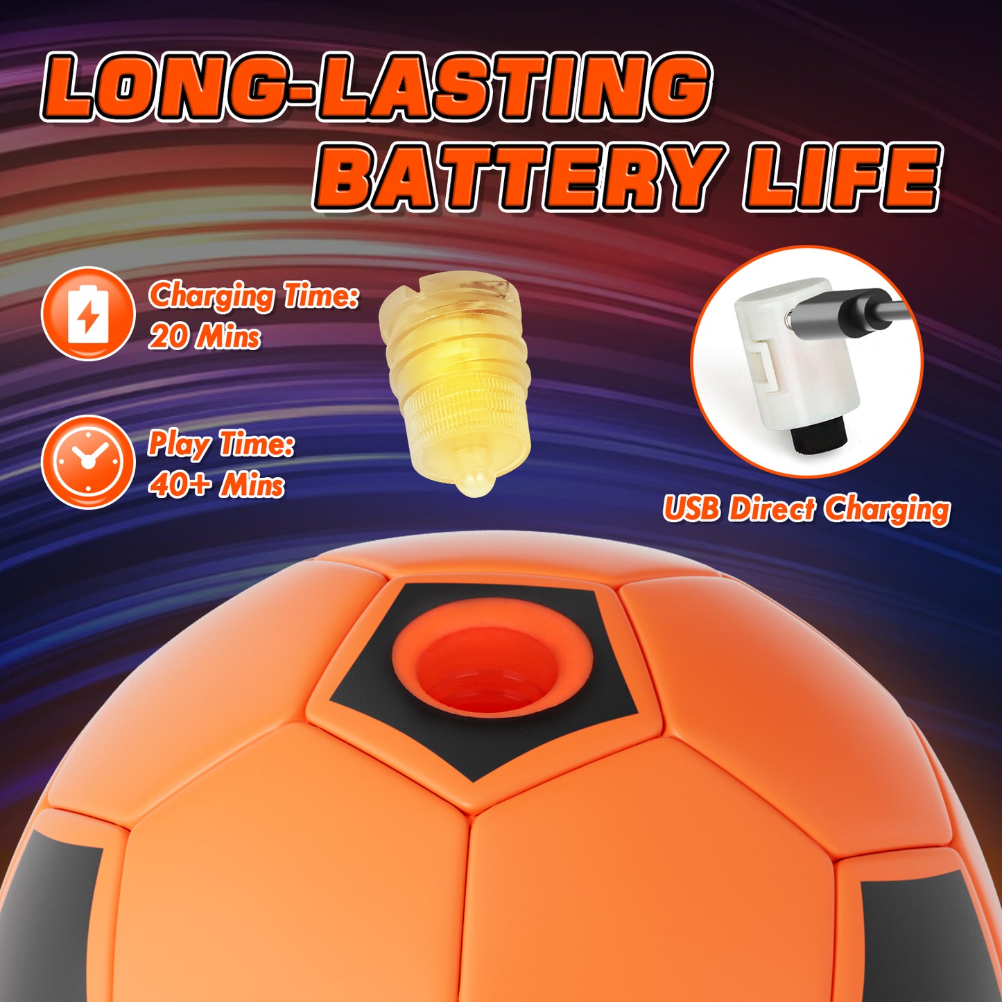Glow in The Dark Soccer Ball, Light Up Soccer Ball NO 5, Outdoor Toys for Kids Ages 8 12+, Kids, Sports Toys for Boy & Girl Ages 8 9 10 11 12 13 14, Glowing Outdoor Activity