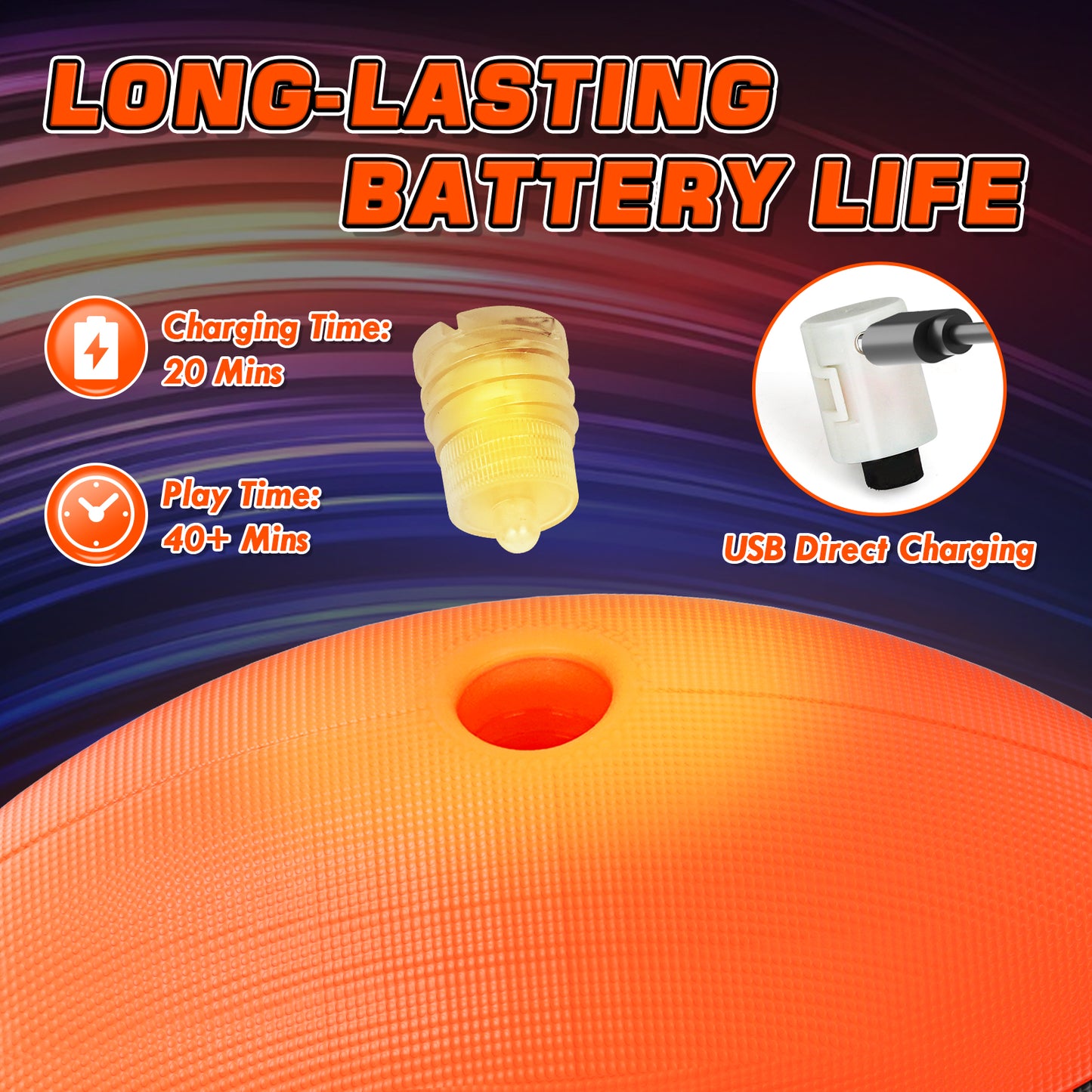 Glow in The Dark Football, Light Up Football for Kids, Outdoor Toys for Kids Ages 8 12+, Boys Outdoor Toys, Football Toys for Boys Girls Birthday Gifts