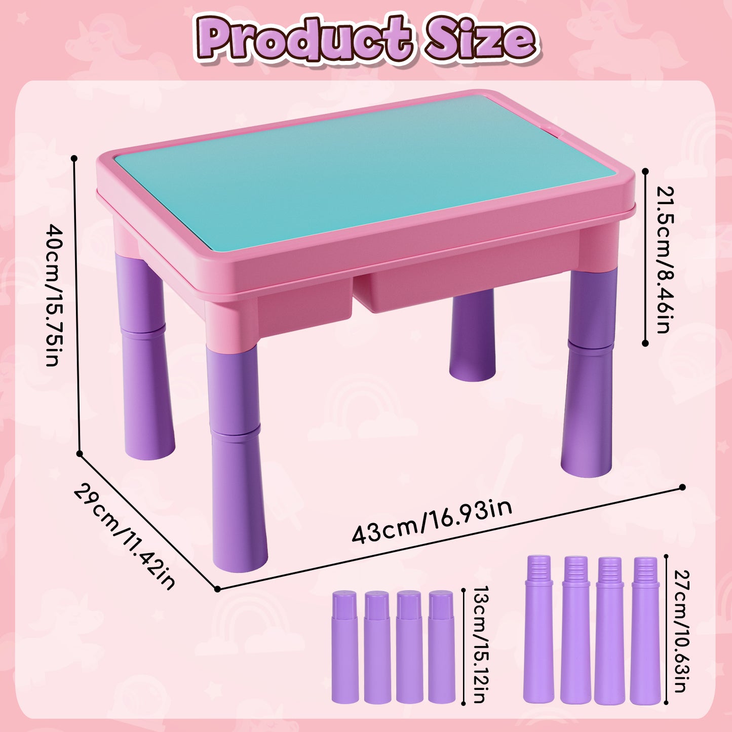 Sensory Table with Sands, Sand Table and Water Play Table Beach Toy for Kids, Indoor Outdoor Use, Sensory Toys for Toddler Age 3-5
