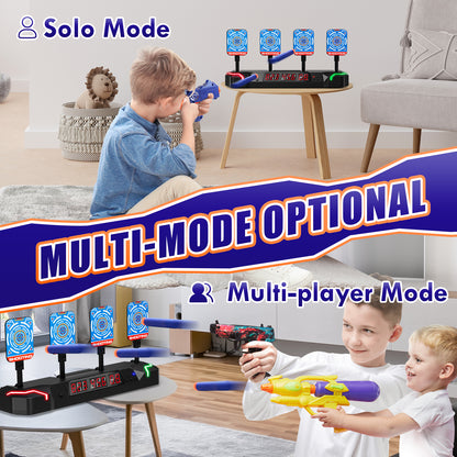 Shooting Targets for Nerf Guns, Digital Electronic Scoring Target for Kids, Auto Reset