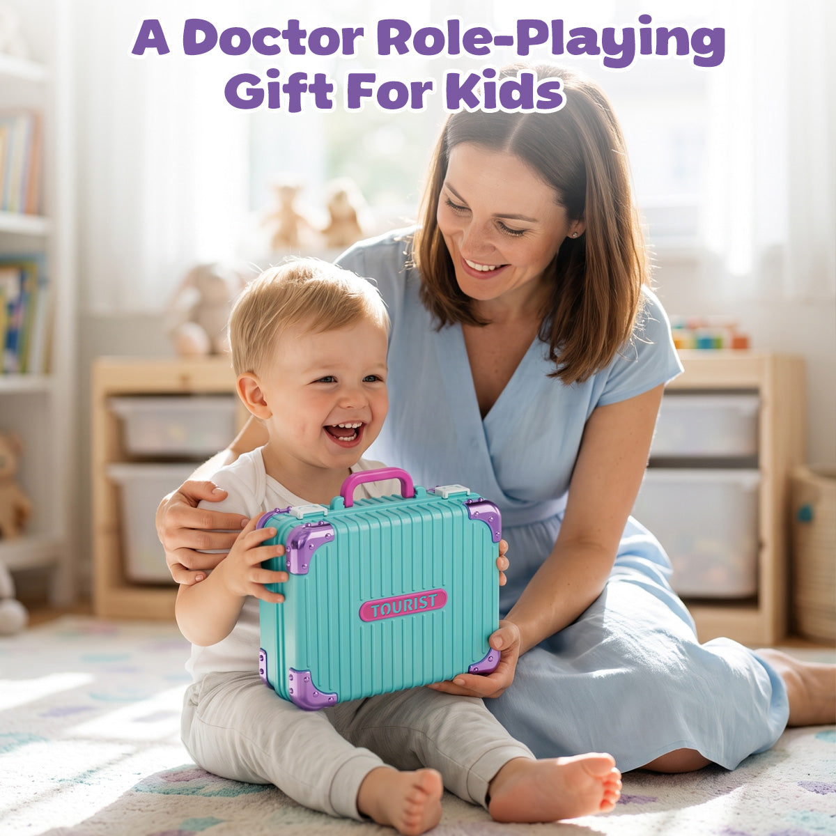 Doctor Kit for Kids, Pretend Play Medical Kit Toy, Pretend Medical Station with Accessories for 2 3 4 5 Year Old Boys Girls, Doctor Kit Toy for Kids Birthday Gifts