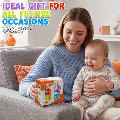 Stacking Toys for Toddlers 1-3, Montessori Baby Toys for 6+ Months, Sensory Stacking Blocks, Toddler Toys, Preschool STEM Learning Toys, Perfect Birthday Gift for Boys Girls 1 2 3 Year Old