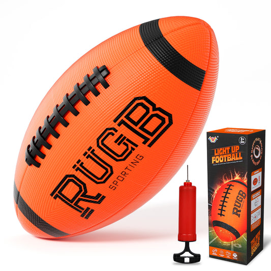 Glow in The Dark Football, Light Up Football for Kids, Outdoor Toys for Kids Ages 8 12+, Boys Outdoor Toys, Football Toys for Boys Girls Birthday Gifts